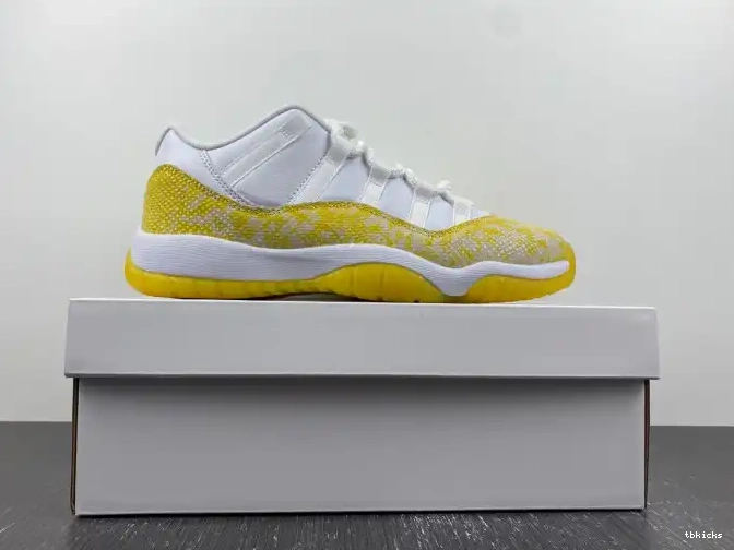 Cheap TB AH7860-107 Low WMNS Jordan Snakeskin Air 11 Yellow 0408
